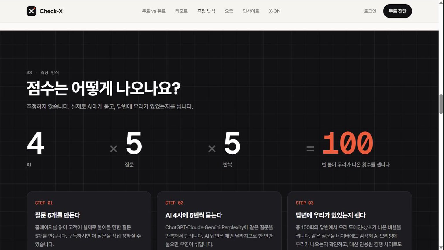 측정 방법 확인하는 법